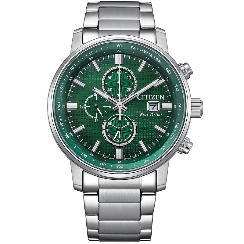 ساعت مچی عقربه‌ای مردانه کوارتز کرنوگراف سیتی زن مدل CA0840-87X